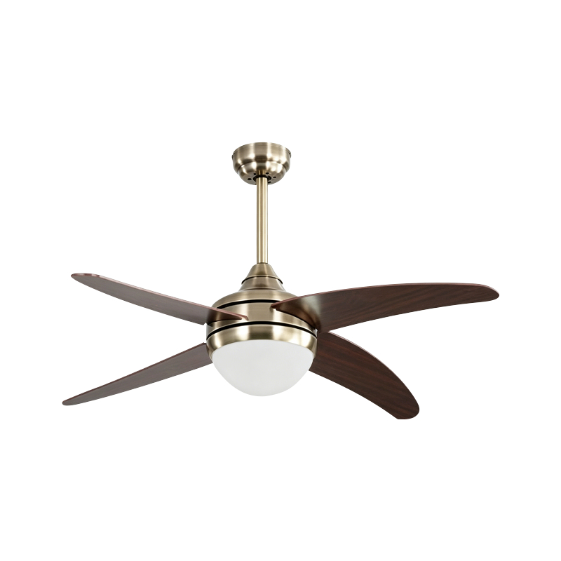 Ventilateur de plafond à pales en contreplaqué avec lumière