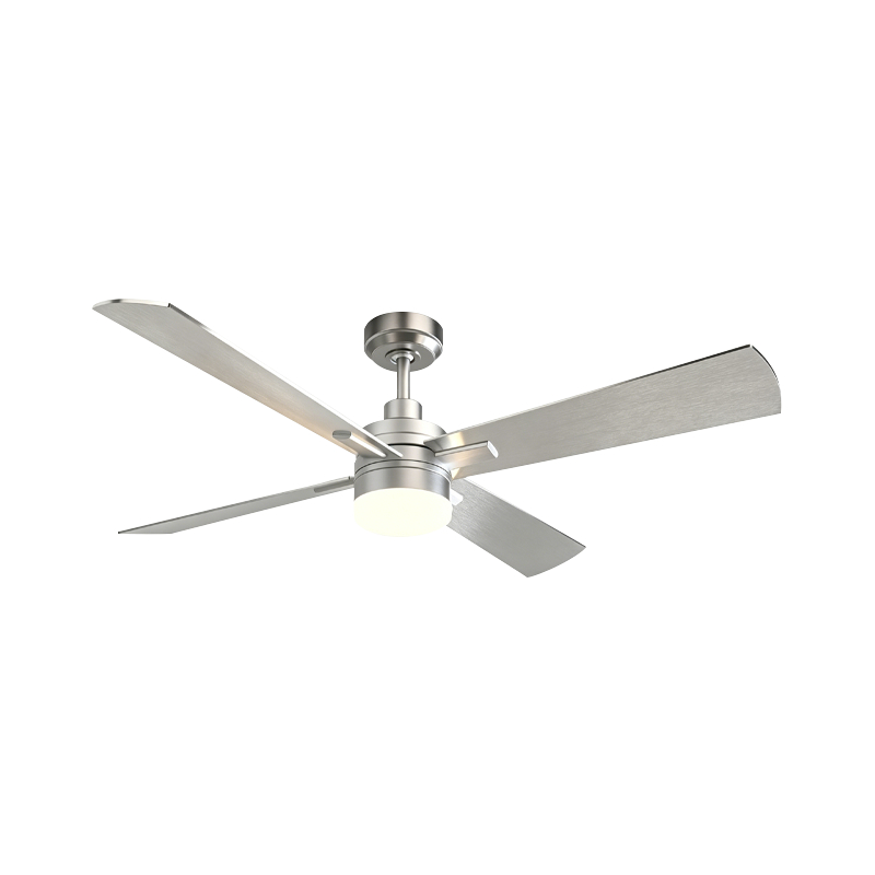 Ventilateur de plafond à pales en contreplaqué avec lumière