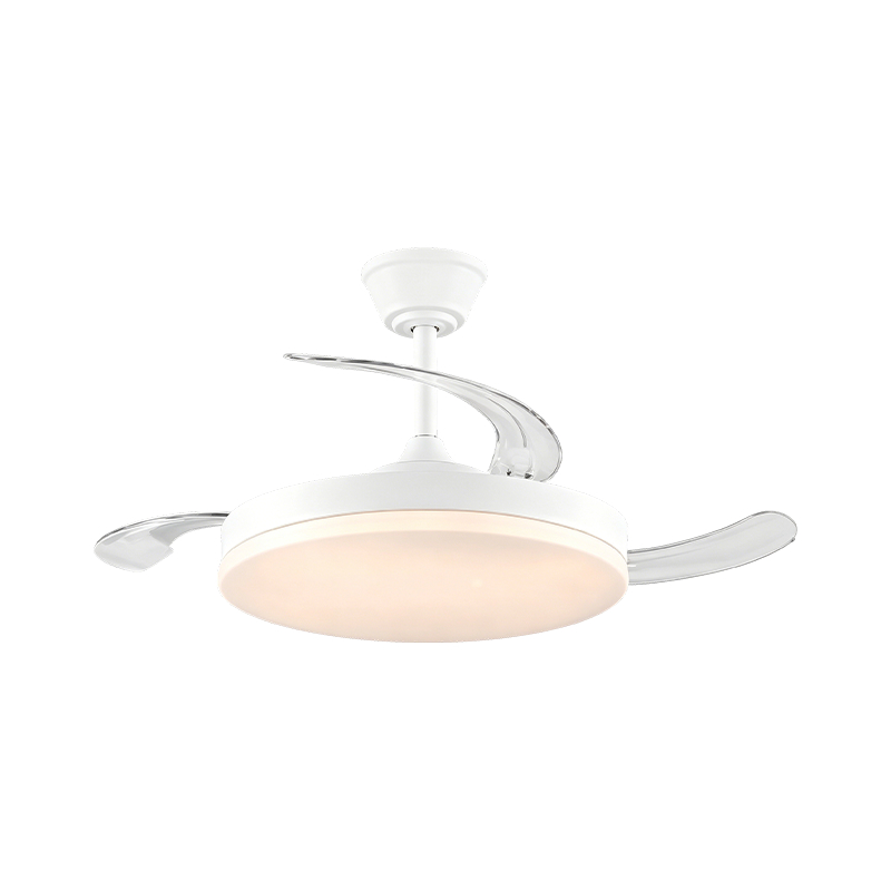 Lumière de ventilateur de plafond LED en acrylique ciel étoilé