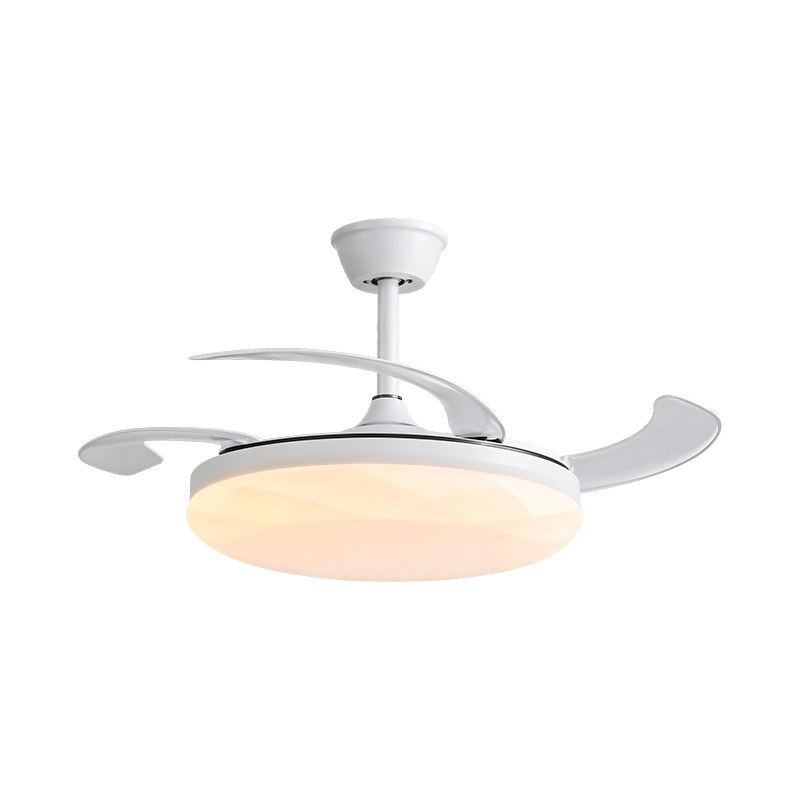 Lumière de ventilateur de plafond LED en acrylique ciel étoilé