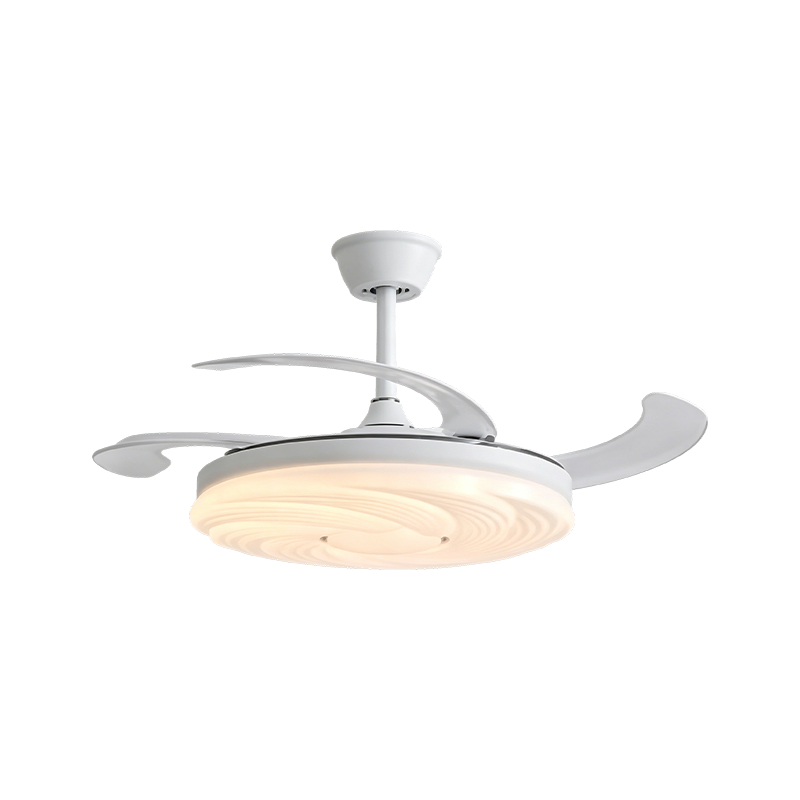 Lumière de ventilateur de plafond LED en acrylique ciel étoilé