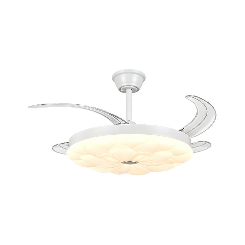 Lumière de ventilateur de plafond LED en acrylique ciel étoilé