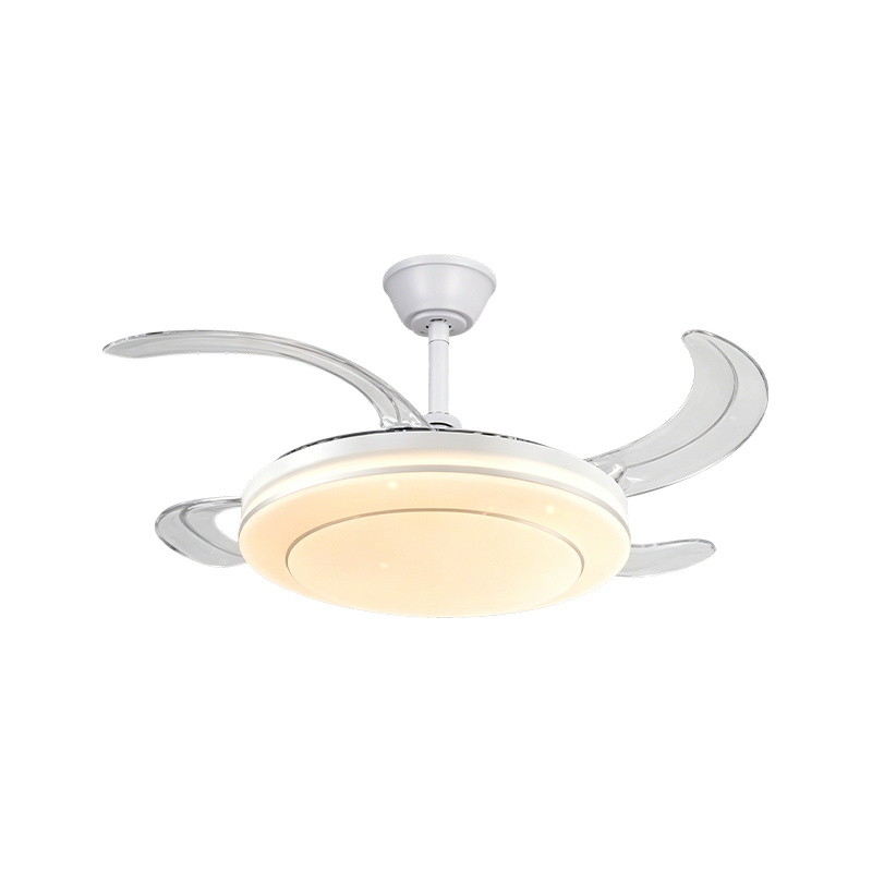 Lumière de ventilateur de plafond LED en acrylique ciel étoilé