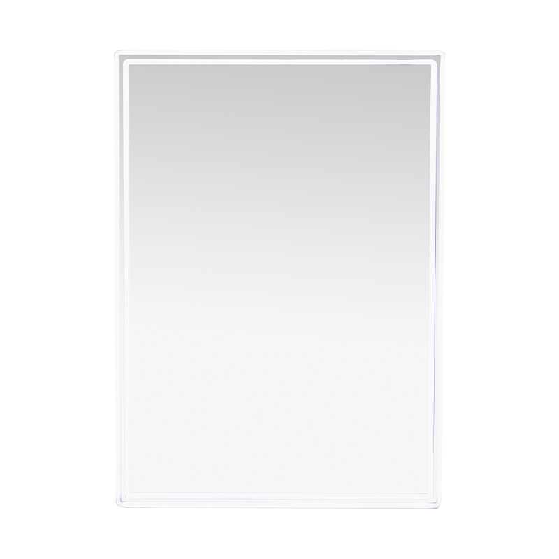 Armoire de toilette à LED à une porte avec miroir de maquillage antibuée