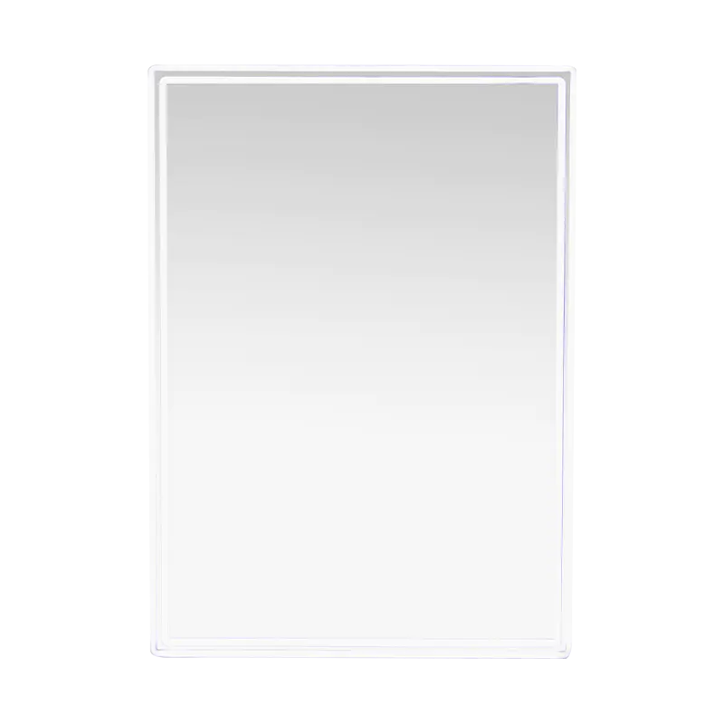 Armoire de toilette à LED à une porte avec miroir de maquillage antibuée