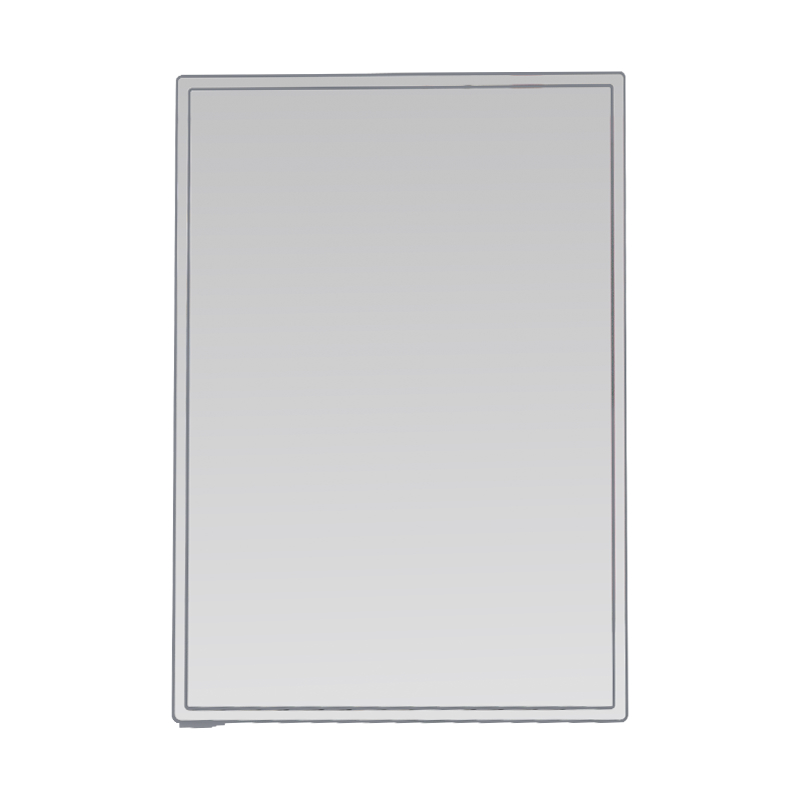Armoire de miroir de salle de bains LED à porte unique étanche en alliage d'aluminium Armoire de miroir de salle de bains LED à porte unique étanche en alliage d'aluminium