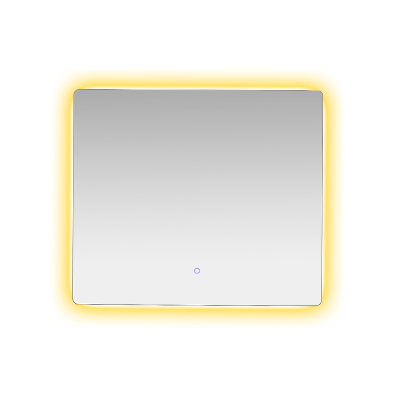 Miroir de salle de bains rétroéclairé à gradation intelligente et désembuage à LED