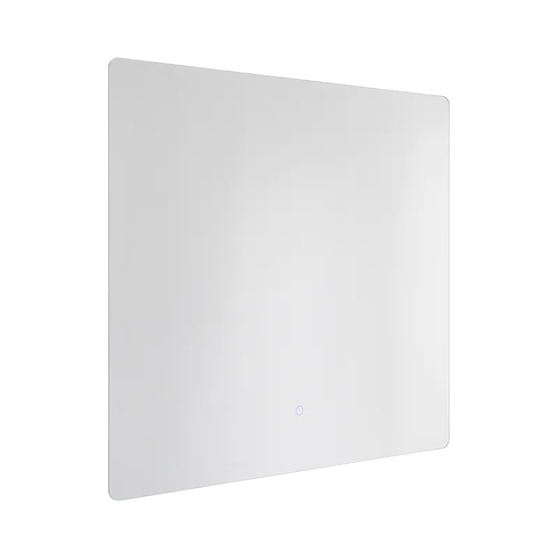 Miroir de salle de bains rétroéclairé à gradation intelligente et désembuage à LED