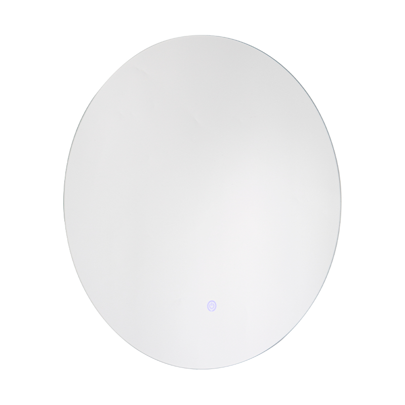 Miroir de salle de bains rétroéclairé à gradation intelligente et désembuage à LED