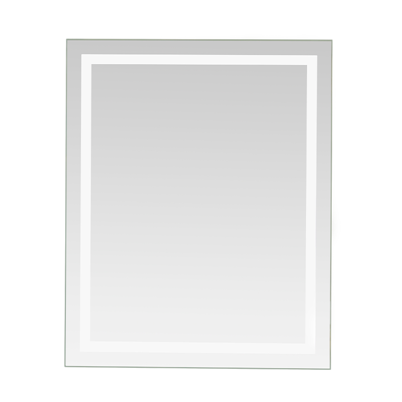 Miroir de salle de bain rétroéclairé intelligent à intensité variable LED