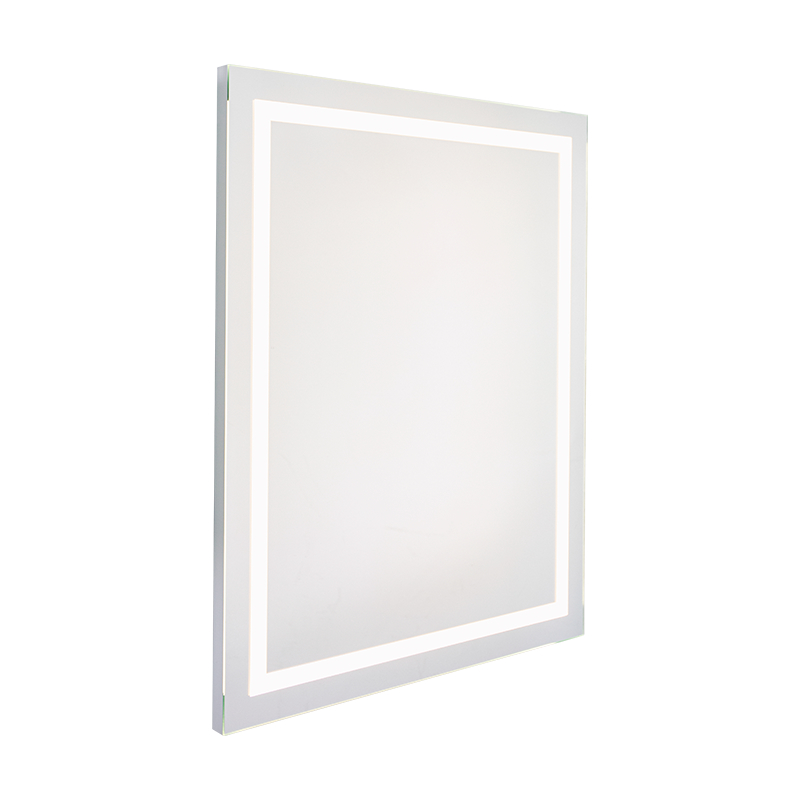 Miroir de salle de bain rétroéclairé intelligent à intensité variable LED