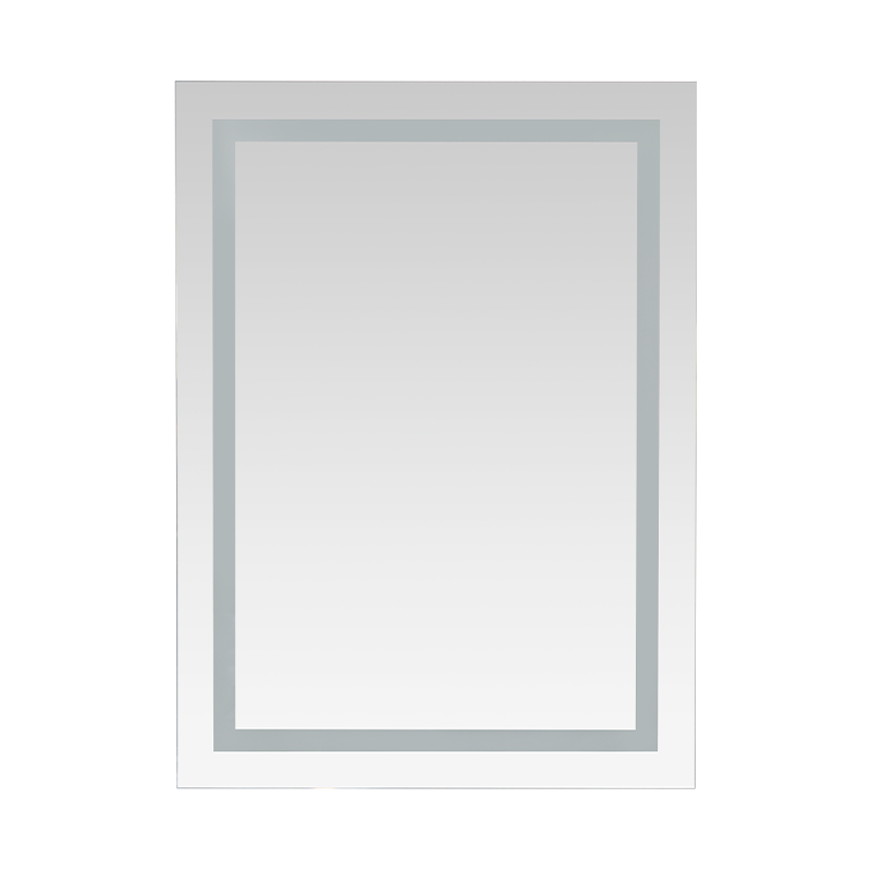 Miroir de salle de bain rétroéclairé intelligent à intensité variable LED